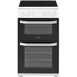 HOTPOINT HD5V92KCW 50cm COOKER - WHITE