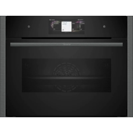 Neff C24FT53G0B Compact 45cm Steam Ovens - Black with Graphite-Grey Trim