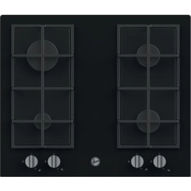 Hoover HVG6K3B 60cm Gas Hob Black Glass
