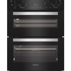 Hotpoint DUH 12G1 B Built Under Electric Double Oven - Black