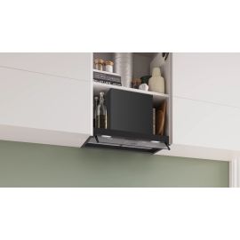 Bosch Series 4 Integrated Design Hood 60 cm clear glass, Matt black DBB65CC60B