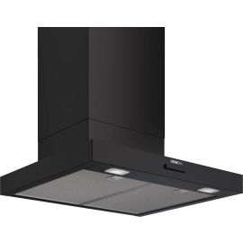 Siemens iQ300 Wall-mounted cooker hood 60 cm Matt black LC65BCC60B