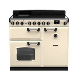 Rangemaster CLDL100EIPPCR/CM1 Classic Deluxe 100cm Induction Range Cooker - Pale Cream