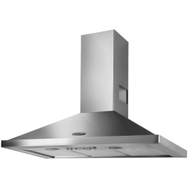 Rangemaster LEIHDC110SC Stainless Steel with Chrome Trim 110cm Chimney Cooker Hood