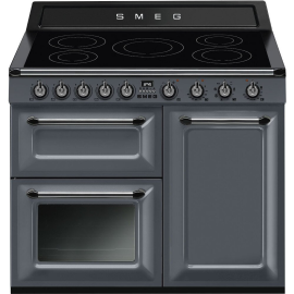 Smeg TR103IGR2 100cm Victoria Induction Range Cooker - Slate Grey