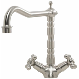Caple Antique Traditional Dual Lever Tap  ANT4/BN  Brushed Nickel