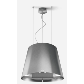 Elica JUNO-LED-SS 50cm Island Cooker Hood 3-Speed Recirculating - Stainless Steel