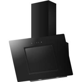 Cata ANG60BK 60cm Black Angled Glass Hood