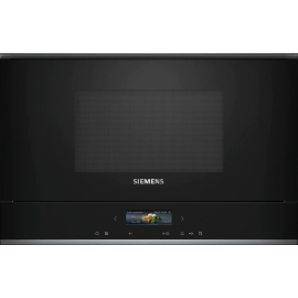 Siemens BF722L1B1B iQ700 Built In 900W Hydrolytic Microwave Oven in Black