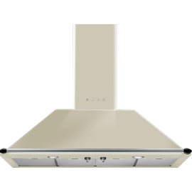 Smeg KT110PE 110cm Victoria Traditional Chimney Hood Cream 