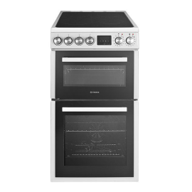 teknix TKED54W 50cm Ceramic Cooker double oven