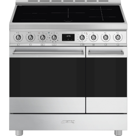 SMEG C92IPX2 90 cm Electric Induction Range Cooker - Stainless Steel