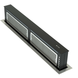 Caple DD901BK Push Downdraft Extractor with Light