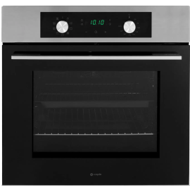 caple C2237 60cm Electric Single Oven Black & Stainless Steel