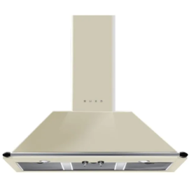 Smeg Victoria 100cm Decorative Wall Hood Cream KT100PE