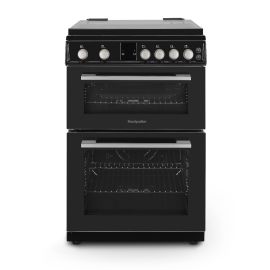 Montpellier MDOG60LK 60cm Double Gas Cooker in Black