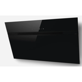 Elica NEAT-BLK-80 Wall Mounted Hood 79.8 cm Black Glass