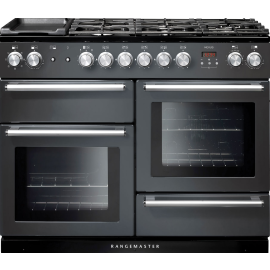 Rangemaster NEX110DFFSL/C Nexus 110 Dual Fuel Slate And Chrome