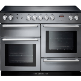 Rangemaster Nexus 110 Induction Stainless Steel And Chrome NEX110EISS/C