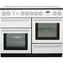 Rangemaster Nexus 110 Induction White And Chrome NEX110EIWH/C