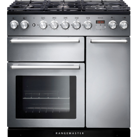 Rangemaster NEX90DFFSS-C | Range Cooker Dual Fuel