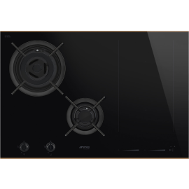 Smeg PM6743R 75cm Dolce Stil Novo Mixed Fuel Hob with Copper Trim
