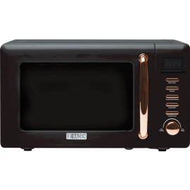 Haden 197061 20 Litres Single Microwave - Black & Copper