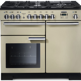 Rangemaster Professional Deluxe 100 Dual Fuel Cream And Chrome PDL100DFFCR/C