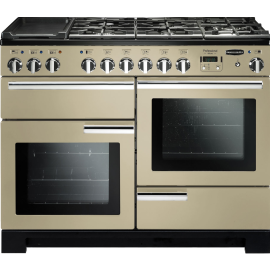Rangemaster Professional Deluxe 110 Dual Fuel Cream And Chrome PDL110DFFCR/C