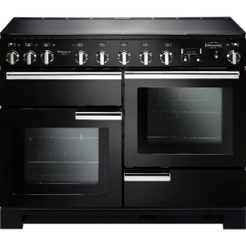 Rangemaster Professional Deluxe 110 Induction Black And Chrome PDL110EIGB/C 