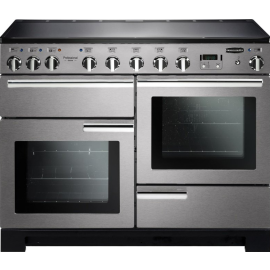 Rangemaster Professional Deluxe 110 Induction Stainless Steel And Chrome PDL110EISS/C