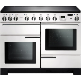 Rangemaster Professional Deluxe 110 Induction White And Chrome PDL110EIWH/C
