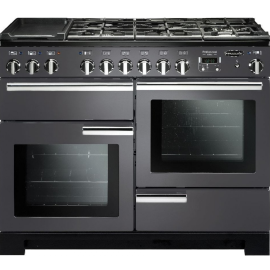 Rangemaster Professional Deluxe 110 Dual Fuel Slate And Chrome PDL110DFFSL/C
