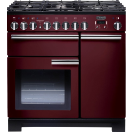 Rangemaster Professional Deluxe 90 Cranberry And Chrome PDL90DFFCY/C 