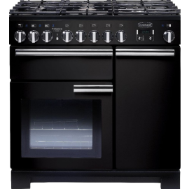 Rangemaster Professional Deluxe 90 Black And Chrome PDL90DFFGB/C 