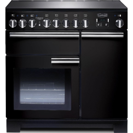 Rangemaster Professional Deluxe 90 Induction Black And Chrome PDL90EIGB/C