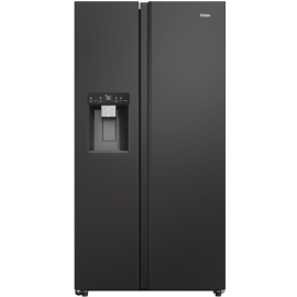 Haier HSW79F18DIPT American Fridge Freezer Black