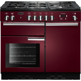 Rangemaster Professional Plus 100 Dual Fuel Cranberry And Chrome PROP100DFFCY/C