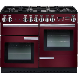 Rangemaster Professional Plus 110 Gas Cranberry And Chrome PROP110NGFCY/C