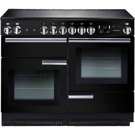 Rangemaster Professional Plus 110 Ceramic Black And Chrome PROP110ECGB/C
