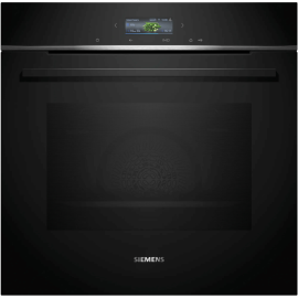 Siemens HB732G1B1B iQ700 Built In Hydrolytic Single Oven in Black