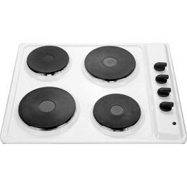 Montpellier SP601W - White 4 Zone Solid Plate Hob