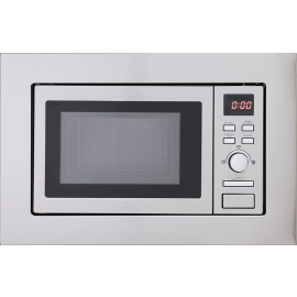 Montpellier MWBI17-300 Stainless Steel Slim Depth Built In Solo Microwave