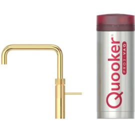 Quooker 3FSGLD PRO3 Fusion Square Tap – Gold With 3L Tank