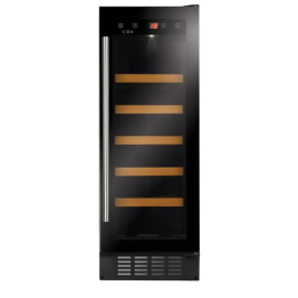 CDA FWC304BL 30cm Freestanding Undercounter Slimline Wine Cooler