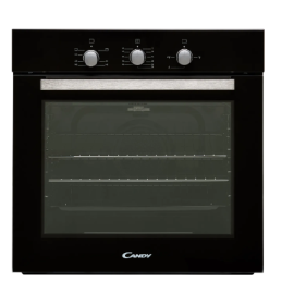 Candy OCGF12B Built-in LPG Single Oven with Natural Gas Conversion Kit, Black, A+ Rated