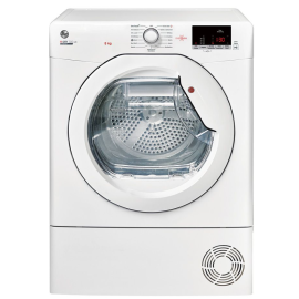 Hoover HLE C8DE Freestanding 8kg Condenser Tumble Dryer in White