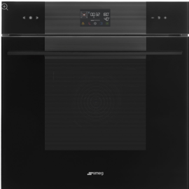 Smeg SOP6102S2PB3 60cm Linea Pyrolytic SteamOne Oven Black