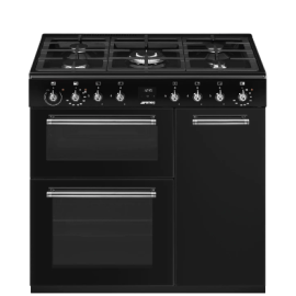 Smeg Concert CX93GMBL 90cm Dual Fuel Range Cooker