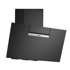 Series 4 Wall-mounted cooker hood 80 cm clear glass black printed